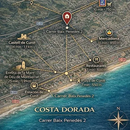 Holiday home Casa Del Mar-costa Daurada Cunit